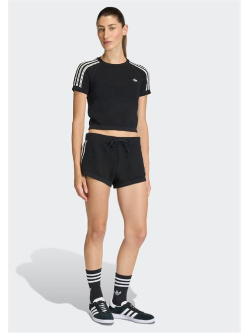 crochet tee ADIDAS ORIGINAL | KC6481BLACK